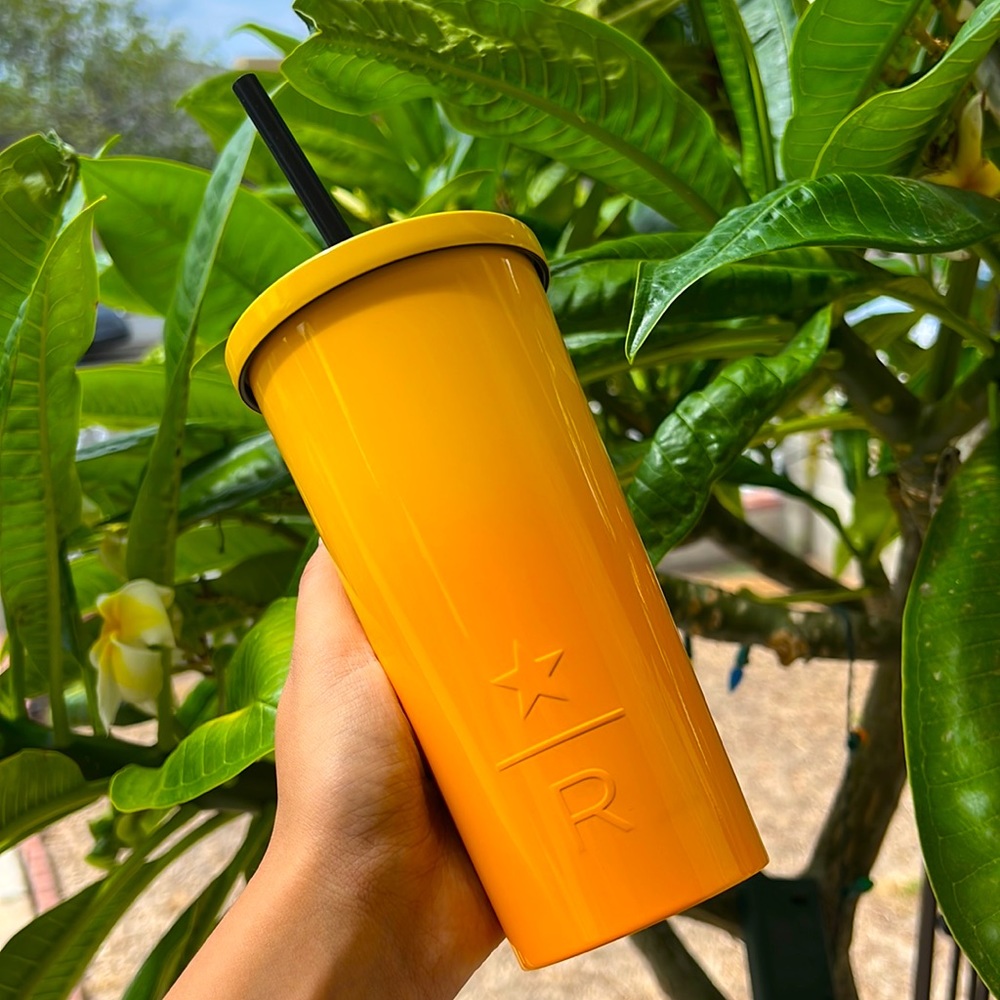 Starbucks Reserve Yellow Gradient SS Tumbler